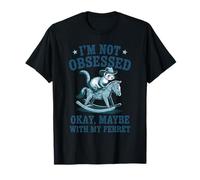 I’m Not Obsessed Okay Maybe with My Ferret Cowboy T-Shirt