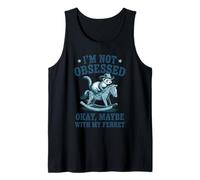 I’m Not Obsessed Okay Maybe with My Ferret Cowboy Tank Top