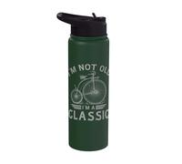 I’m Not Old I’m a Classic Penny Farthing Bicycle Fathers Day Stainless Steel Insulated Water Bottle