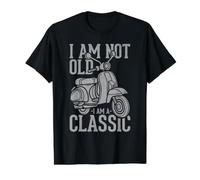 I’m Not Old I’m a Classic Scooter Mobs Motorbike Fathers Day Value Graphic T-Shirt, Men, Black, S