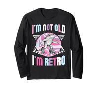 I’m Not Old I’m Retro Frog Funny Vintage Dad Mom Aunt Uncle Long Sleeve T-Shirt