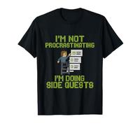 I’m Not Procrastinating I’m Doing Side Quests Pixel Art T-Shirt