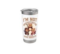 I’m Not Procrastinating I’m Doing Side Quests Stainless Steel Insulated Tumbler