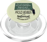 I’m Not Sarcastic. I’m Just Intelligent Beyond Your PopSockets PopGrip for MagSafe