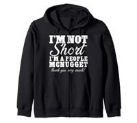 I’m Not Short I’m A People Mcnugget Thank You Very Much Zip Hoodie