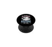 I´m Not Sleeping I´m Just Resting My Eyes Sleeping Panda PopSockets Adhesive PopGrip