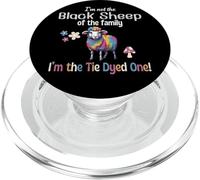 I’m Not The Black Sheep Of The Family I’m Tie Dyed One Fun PopSockets PopGrip for MagSafe