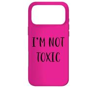 I’m Not Toxic Funny Idea White Lie Party Case for iPhone 17 Pro Max