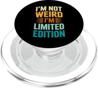 I’m Not Weird I’m Limited Edition Autism Funny Quote Retro PopSockets PopGrip for MagSafe
