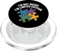 I’m Not Weird I’m Limited Edition Autism Puzzle Funny Quote PopSockets PopGrip for MagSafe
