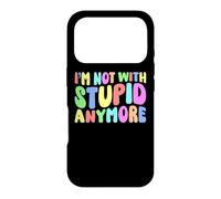 I’m Not With Stupid Anymore Divorce Sarcastic Breakup Funny Case for iPhone 17 Pro