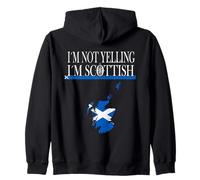 I’m Not Yelling I’m Scottish - Funny Scotland Humor Holiday Zip Hoodie