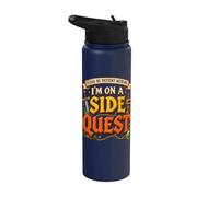 I’m On a Side Quest Funny RPG Fantasy Adventure Gamer Men Stainless Steel Insulated Water Bottle