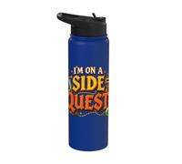 I’m On a Side Quest Funny RPG Fantasy Adventure Gamer Stainless Steel Insulated Water Bottle