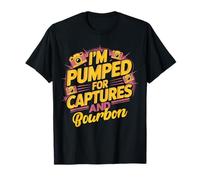 I’m Pumped for Captures and Bourbon Funny Camera Photography T-Shirt