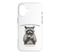 I’m Sensitive About Random Things Vintage Style Raccoon Case for iPhone 16