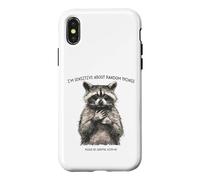 I’m Sensitive About Random Things Vintage Style Raccoon Case for iPhone X/XS