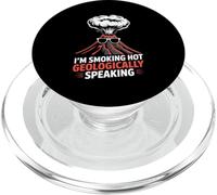 I’m Smoking Hot Geologically Speaking Volcano Lover PopSockets PopGrip for MagSafe