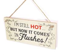 I’m Still Hot Flushes Sign, Leafy Scroll Humour