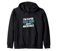 I’m Super Cili-ous About Microbes Microbiologist Zip Hoodie