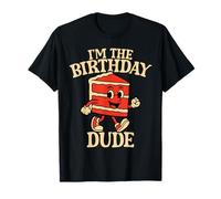 I’m the Birthday Dude Retro Cartoon Cake T-Shirt