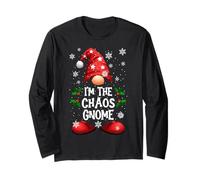 I’m The Chaos Gnome Festive Xmas Pajama PJ Long Sleeve T-Shirt