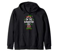 I’m The Daughter Elf Holiday Last Minute Costume Zip Hoodie