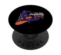 I’m The Grammy Witch Funny Halloween Design PopSockets Adhesive PopGrip