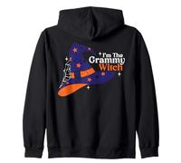 I’m The Grammy Witch Funny Halloween Design Zip Hoodie