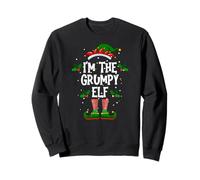 I’m The Grumpy Elf Christmas Xmas Pajama PJ Men Women Sweatshirt