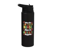 I´m The Juneteenth Nurse They Told You About Stainless Steel Insulated Water Bottle