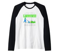 I’m the Lawnmower Guy Landscaping and Grass Cutting Funny Raglan Baseball Tee