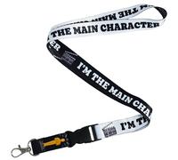 I’m The Main Character Lanyard - Movie Star Detachable Keychain Strap with Metal Clip | Film-Themed Gift for Students, Creatives & Everyday Use