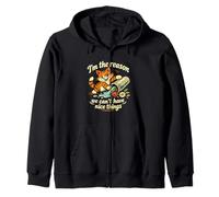I’m the reason we can’t have nice things... Funny Cat Design Zip Hoodie