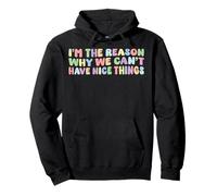 I’m The Reason Why We Can’t Have Nice Things Humor Funny Pullover Hoodie