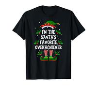 I’m The Santa’s Favorite Overachiever Xmas Elf Pajama PJ T-Shirt