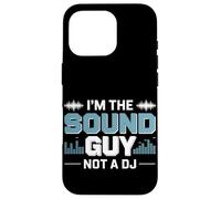 I’m The Sound Guy Not A DJ Audio Engineer Case for iPhone 16 Pro