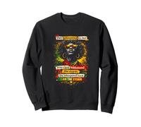 I´m the storm they whispered to her quote afro Sweatshirt