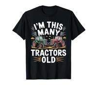 I’m This Many Tractors Old 2 Year Old Birthday Boy 2nd Party T-Shirt