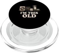 I’m This Old Funny Retro Tech Nostalgia for 70s 80s PopSockets PopGrip for MagSafe