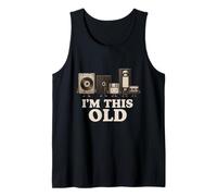 I’m This Old Funny Retro Tech Nostalgia for 70s 80s Tank Top