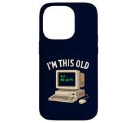 I’m This Old No WiFi Retro Computer Nerd Funny Tech Humor Case for iPhone 14 Pro