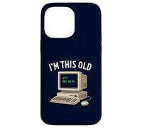 I’m This Old No WiFi Retro Computer Nerd Funny Tech Humor Case for iPhone 14 Pro Max