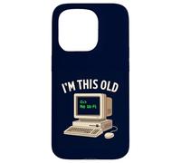 I’m This Old No WiFi Retro Computer Nerd Funny Tech Humor Case for iPhone 15 Pro
