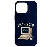 I’m This Old No WiFi Retro Computer Nerd Funny Tech Humor Case for iPhone 16 Pro