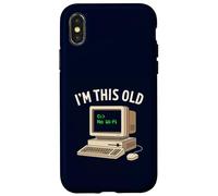 I’m This Old No WiFi Retro Computer Nerd Funny Tech Humor Case for iPhone X/XS