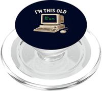 I’m This Old No WiFi Retro Computer Nerd Funny Tech Humor PopSockets PopGrip for MagSafe