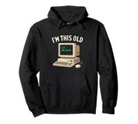 I’m This Old No WiFi Retro Computer Nerd Funny Tech Humor Pullover Hoodie