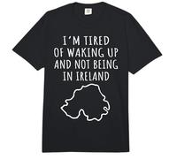 I’m Tired of Waking Up and Not Being in Ireland Travel Gifts Comfort Colors Adult Heavyweight T-Shirt