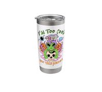 I’m Too Cool Alien Graphic Funny Space Design Stainless Steel Insulated Tumbler